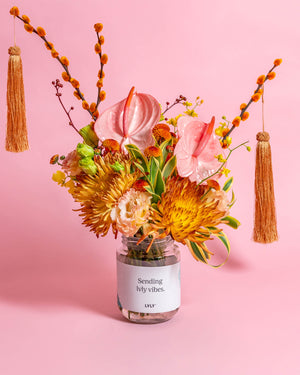 Luck Be A Blossom Flower Jars